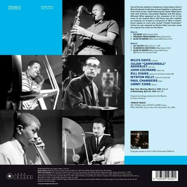 Miles Davis: KIND OF BLUE - LP