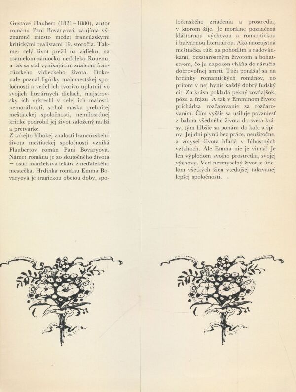 Gustave Flaubert: Pani Bovaryová