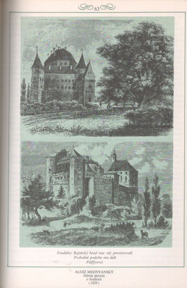 Alojz Mednyanský: DÁVNE POVESTI O HRADOCH