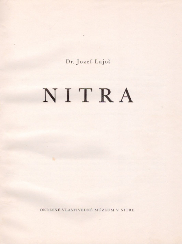 Jozef Lajoš: NITRA