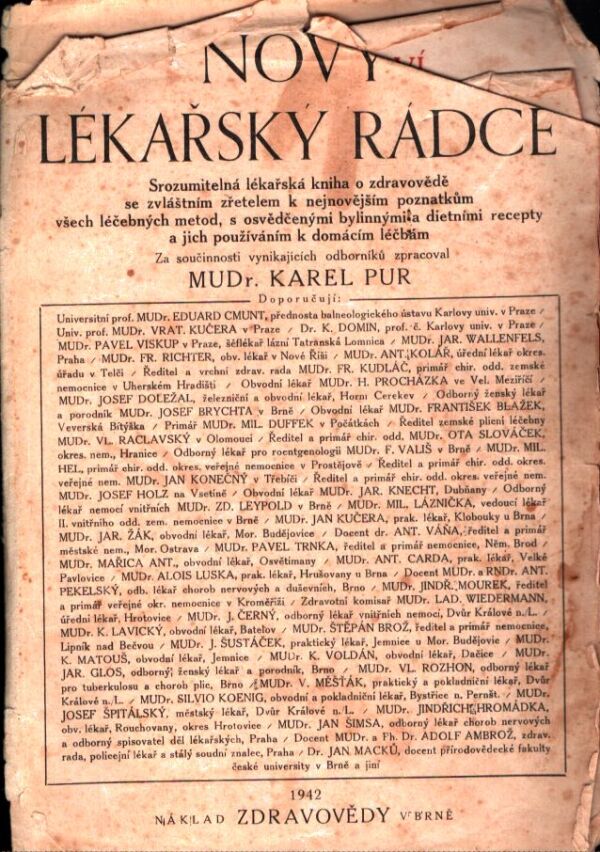 Karel Pur: NOVÝ LÉKAŘSKÝ RÁDCE