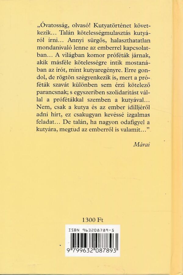 Márai Sándor: CSUTORA