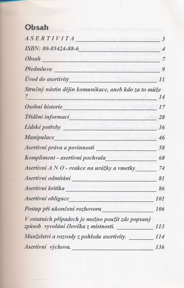 Miroslav Pospíšil: Asertivita