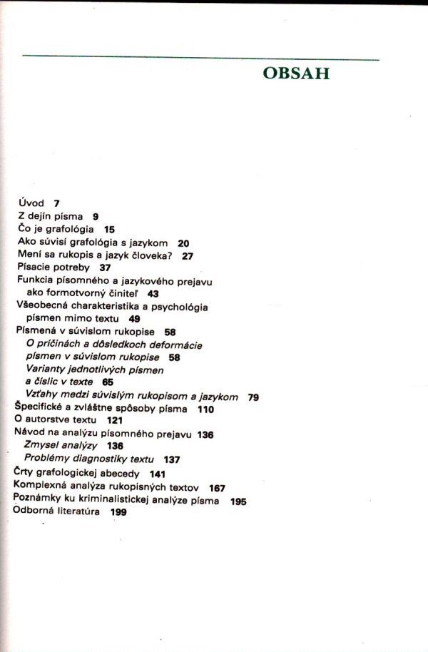 Jozef Mistrík: GRAFOLÓGIA