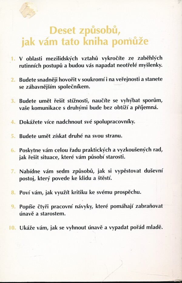 Dale Carnegie: JAK SE RADOVAT ZE ŽIVOTA A Z PRÁCE