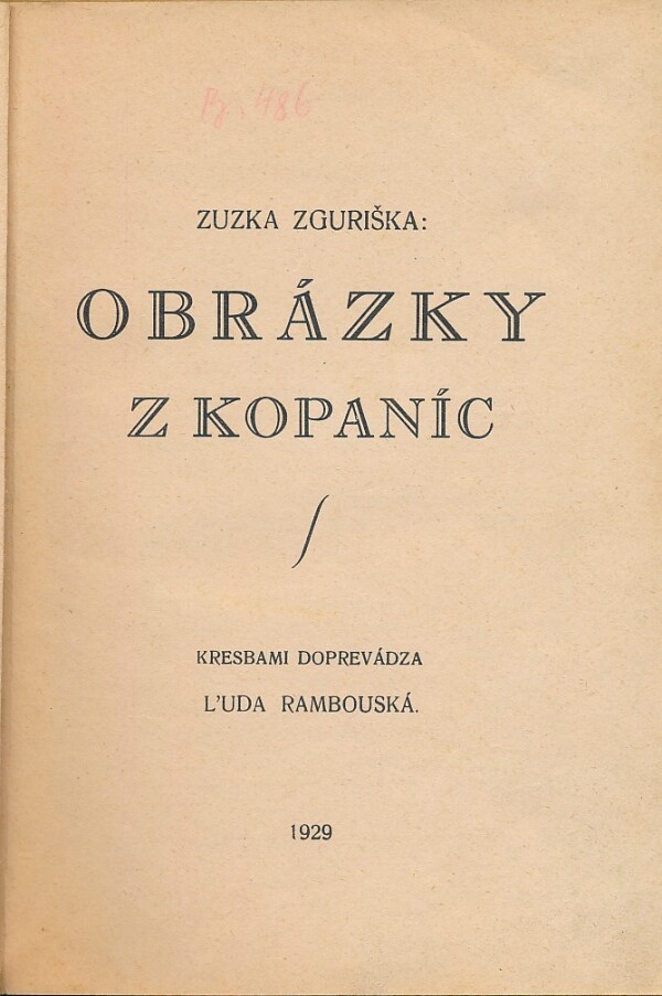 Zuzka Zguriška: OBRÁZKY Z KOPANÍC