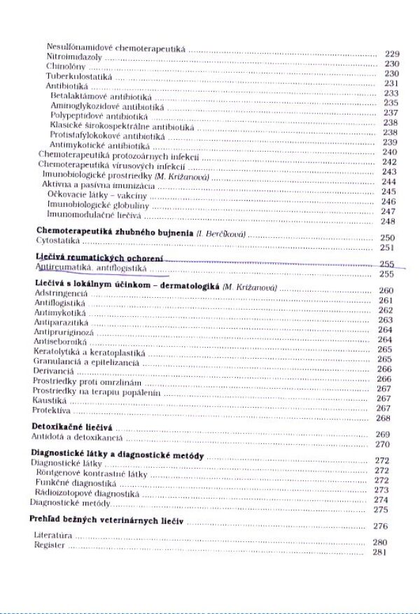 M. Križanová, kol: FARMAKOLÓGIA