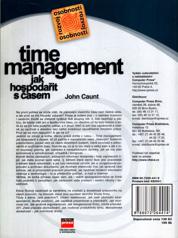 John Caunt: TIME MANAGEMENT - JAK HOSPODAŘIT S ČASEM
