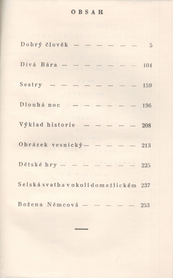 Božena Němcová: V ZÁMKU A PODZÁMČÍ A JINÉ POVÍDKY. DOBRÝ ČLOVĚK