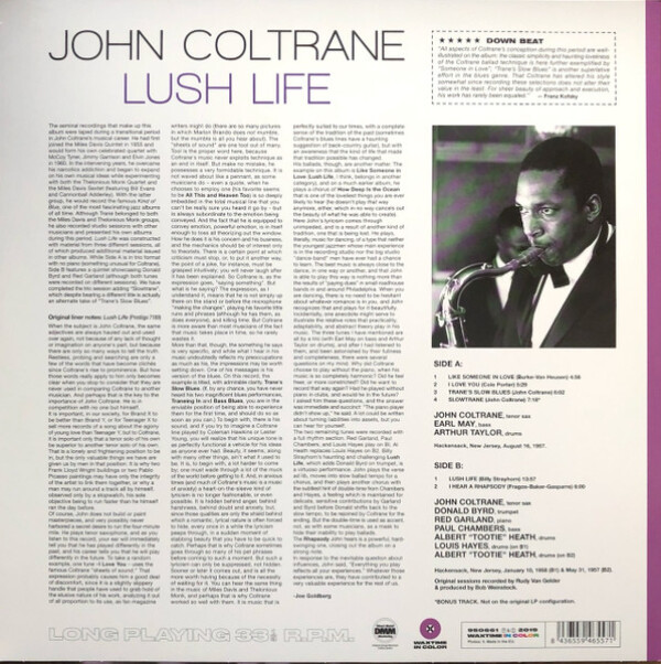 John Coltrane: LUSH LIFE - LP