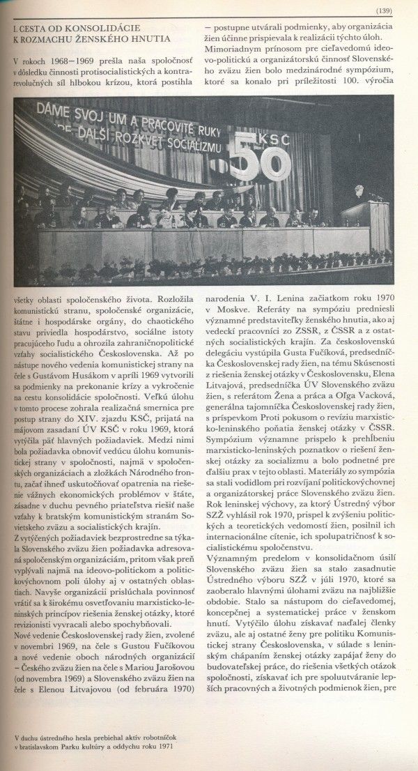 POKROKOVÉ ŽENSKÉ HNUTIE NA SLOVENSKU 1918-1980