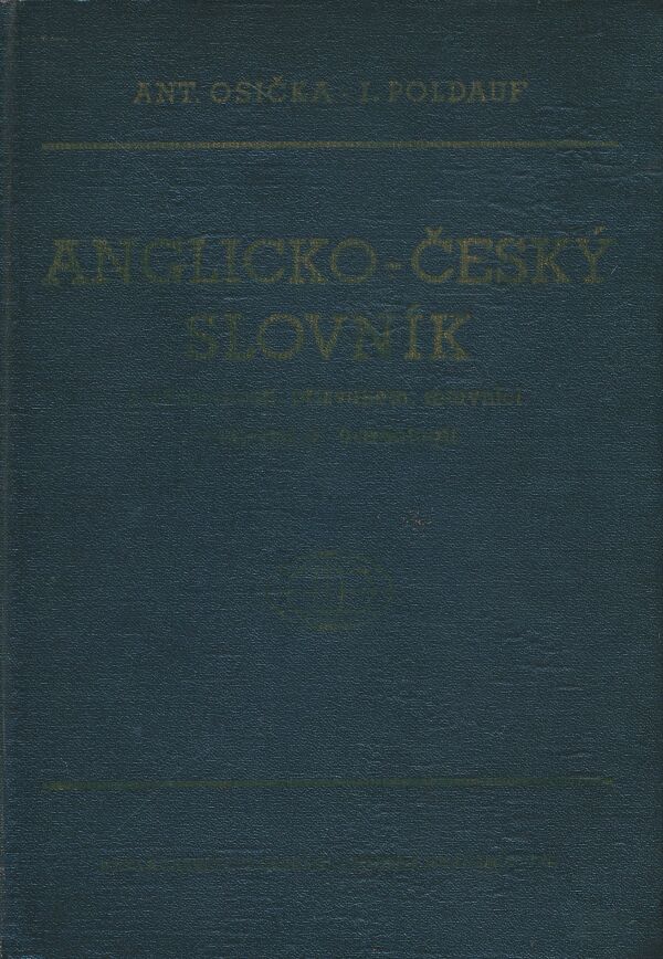 Antonín Osička, Ivan Poldauf: Anglicko-český slovník