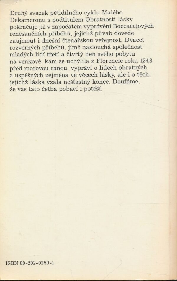 Giovanni Boccaccio: Malý Dekameron 2