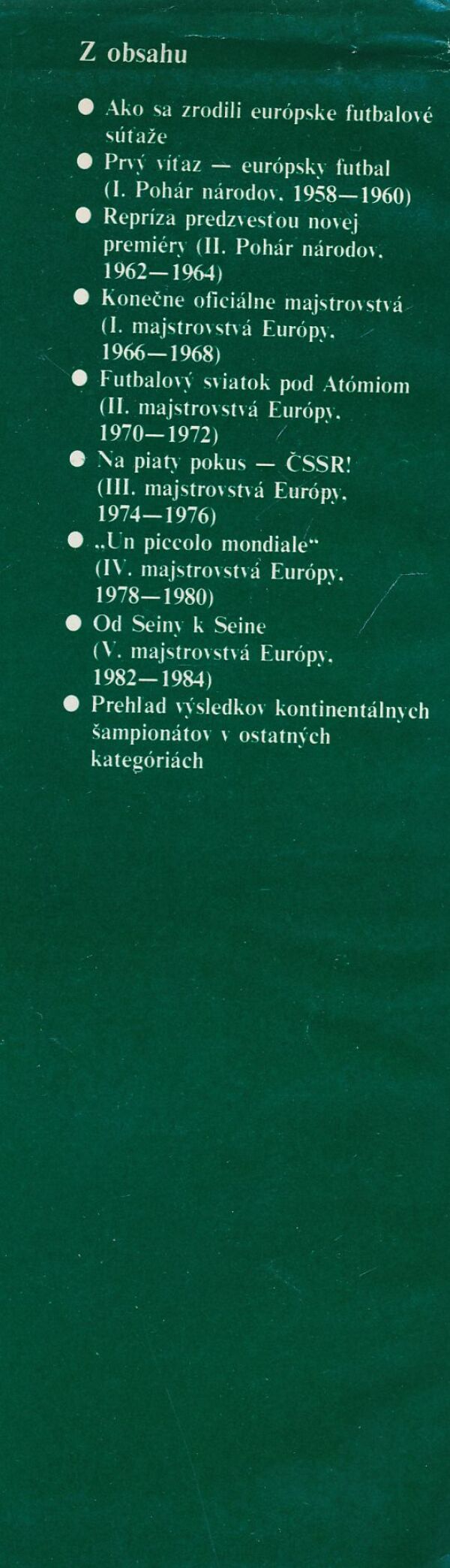 Ladislav Grünner: Majstrovstvá Európy vo futbale 1960 - 1984