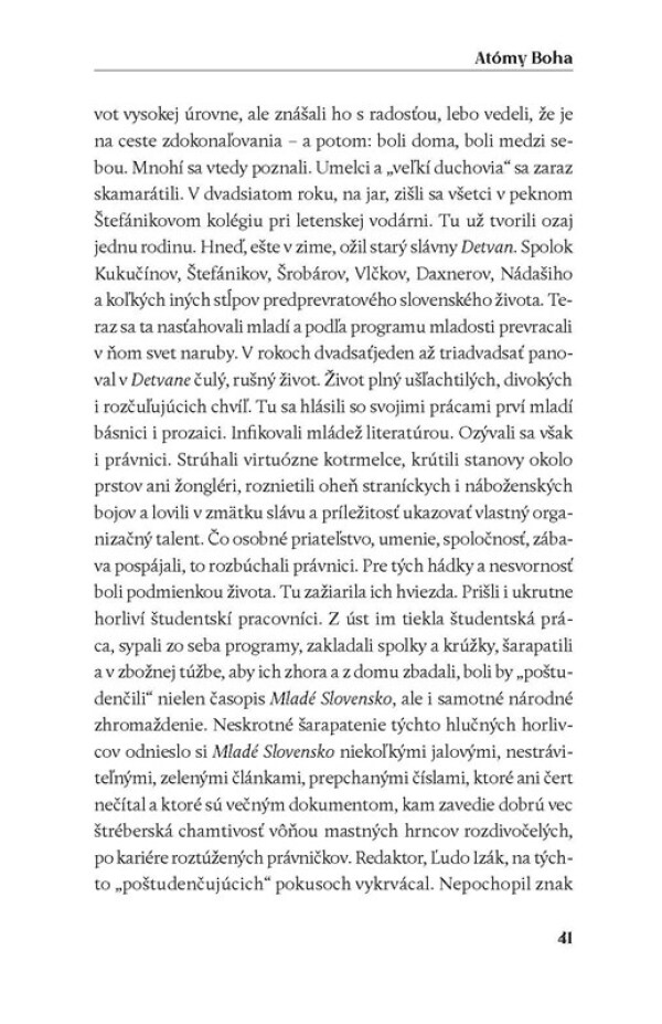 Gejza Vámoš: ATÓMY BOHA