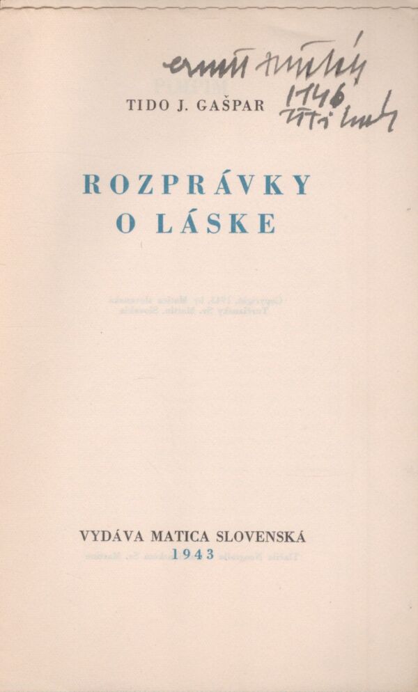 Tido J. Gašpar: SOBRANÉ SPISY TIDA J. GAŠPARA 2