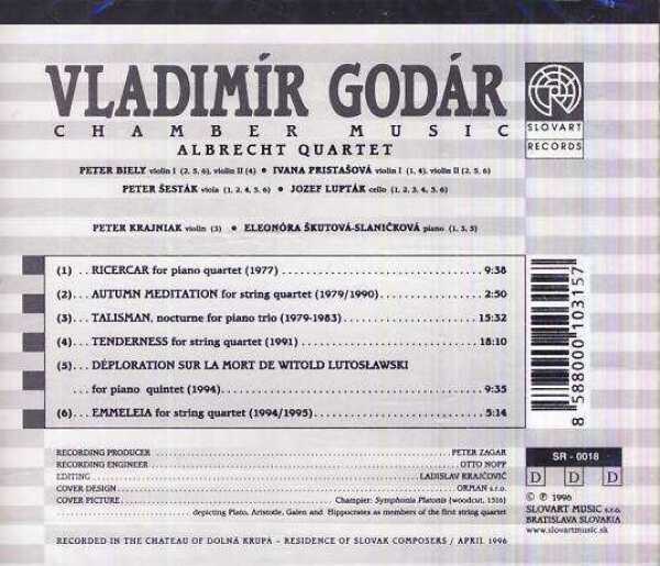 Vladimír Godár: CHAMBER MUSIC