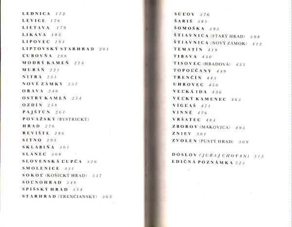 Ľudovít Janota: SLOVENSKÉ HRADY