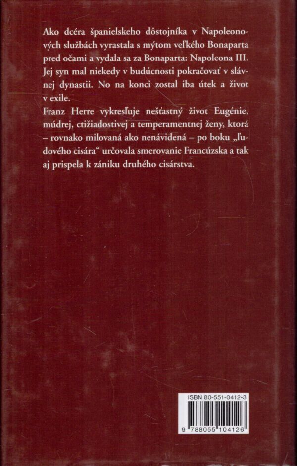Franz Herre: CISÁROVNÁ EUGÉNIA