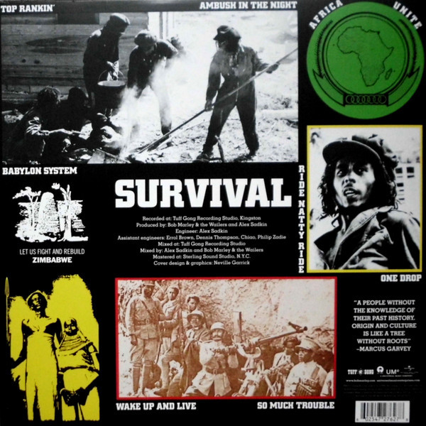 Bob Marley and The Wailers: SURVIVAL - LP