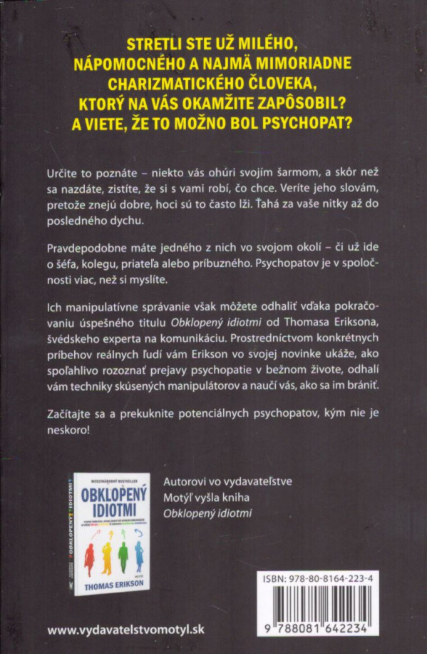 Thomas Erikson: OBKLOPENÝ PSYCHOPATMI