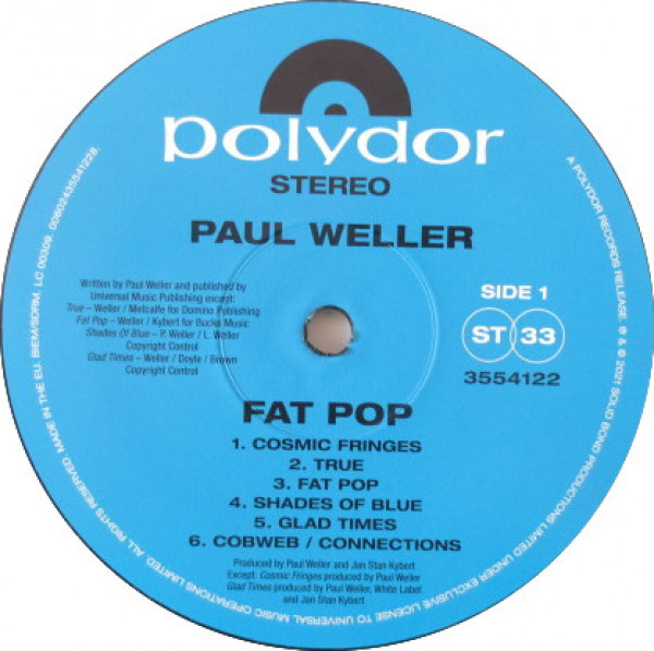 Paul Weller: FAT POP - LP