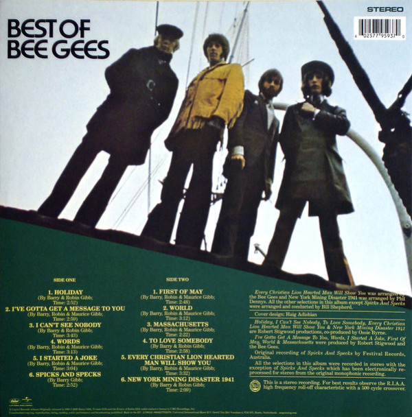 Bee Gees: BEST OF BEE GEES - LP