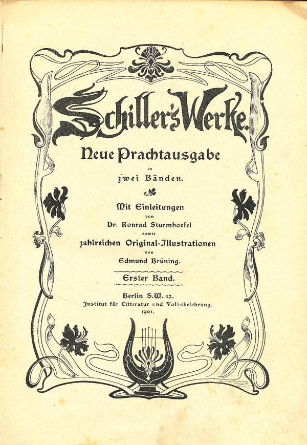 Friedrich Schiller: SCHILLER'S WERKE I.-II.