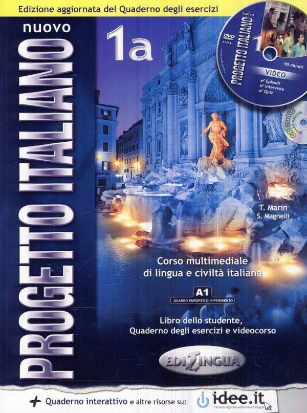 T. Marin, S. Magnelli: PROGETTO ITALIANO NUOVO 1A - UČEBNICA + PRACOVNÝ ZOŠIT + CD + DVD