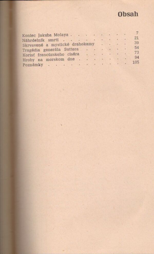 Milan Vároš: POKLADY SMRTI