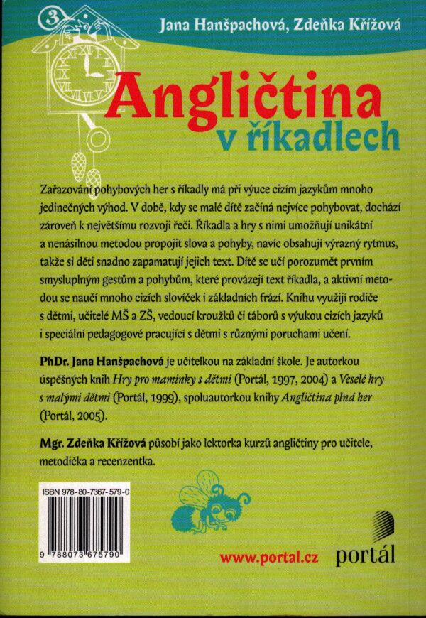Jana Hanšpachová, Zdeňka Křížová: ANGLIČTINA V ŘÍKADLECH