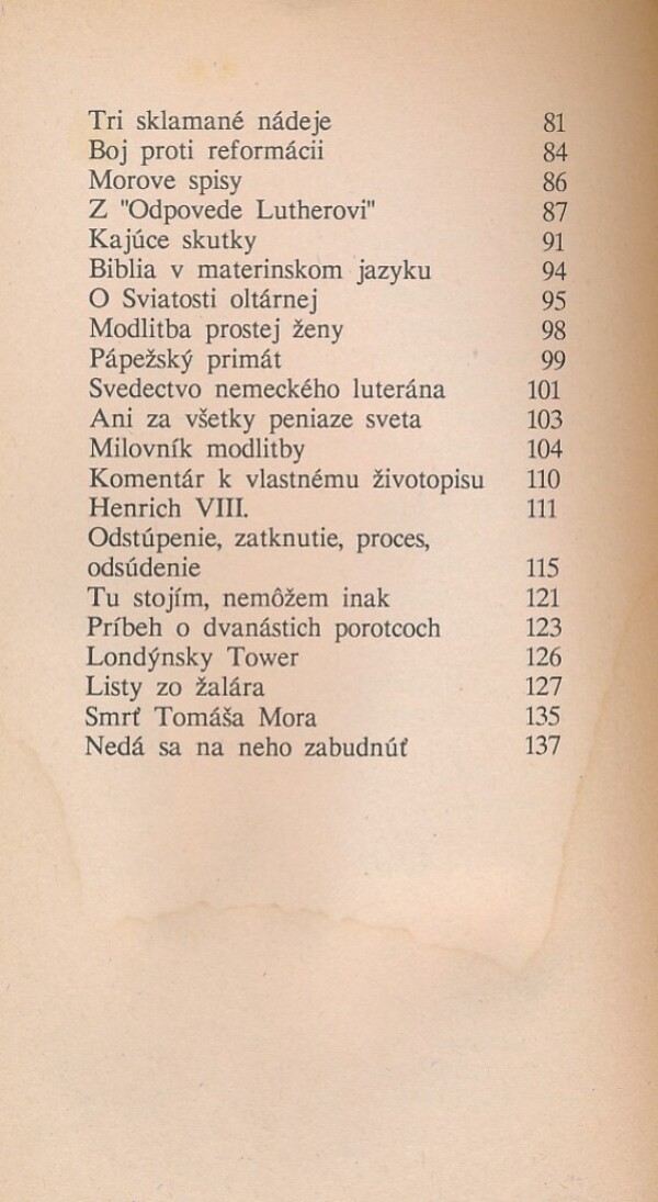 Josef Seuffert: TOMÁŠ MORUS - HUMANISTA, ŠTÁTNIK, SVÄTEC