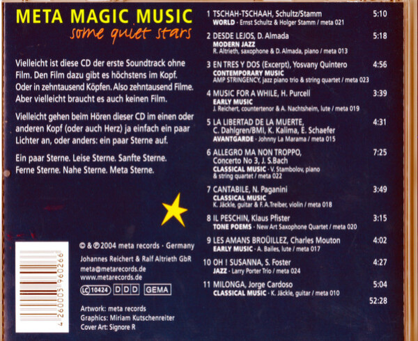 Meta Magic Music: SOME QUIET STARS