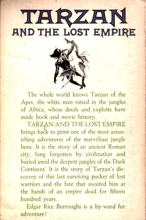 Edgar Rice Burroughs: TARZAN AND THE LOST EMPIRE