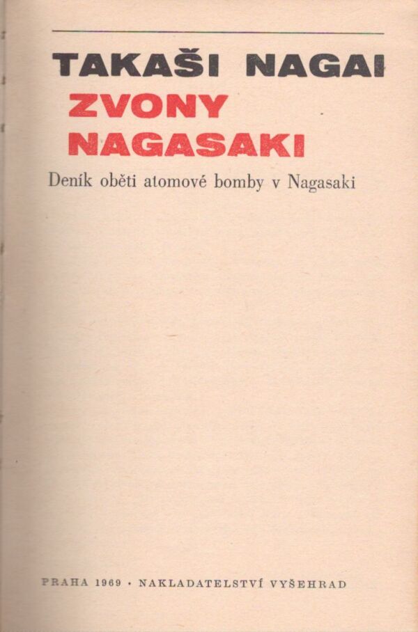 Takaši Nagai: ZVONY NAGASAKI