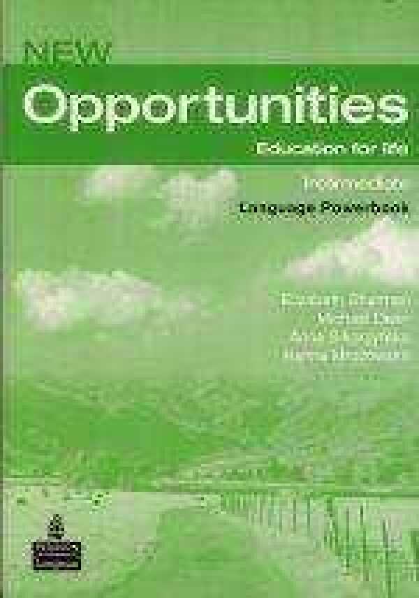 Elizabeth Sharman, Michael Dean, Anna Sikorzynska: NEW OPPORTUNITIES INTERMEDIATE - LANGUAGE POWERBOOK + CD-ROM