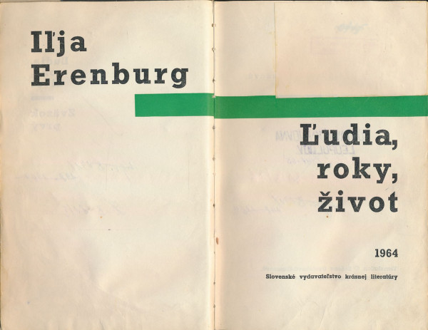 Iľja Erenburg: ĽUDIA, ROKY, ŽIVOT
