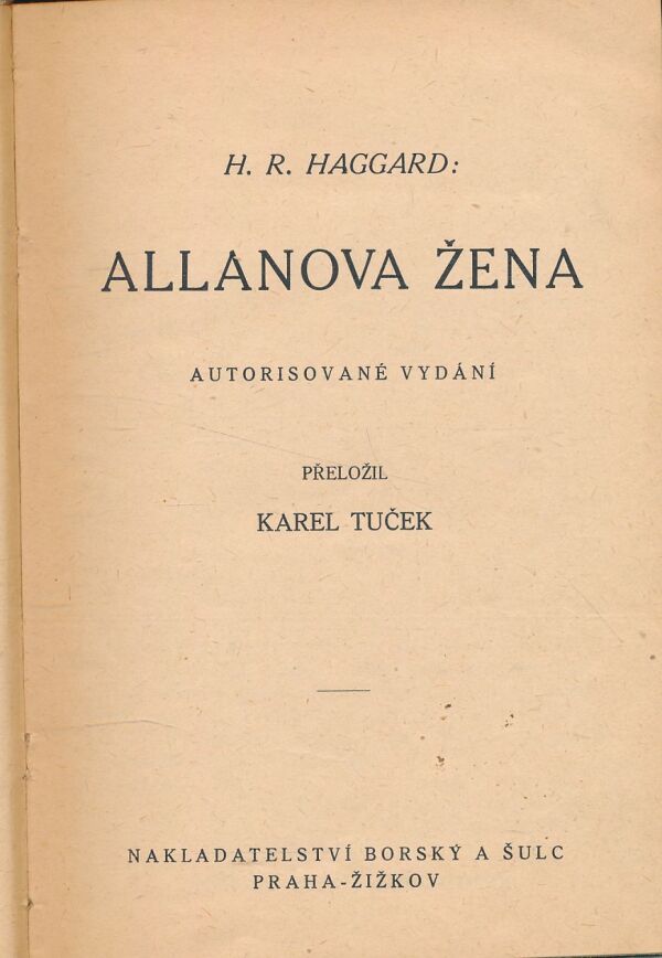 R. H. Haggard: