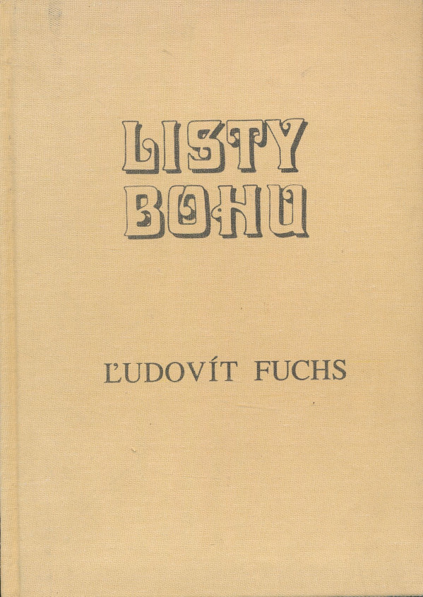 Ľudovít Fuchs: Listy Bohu