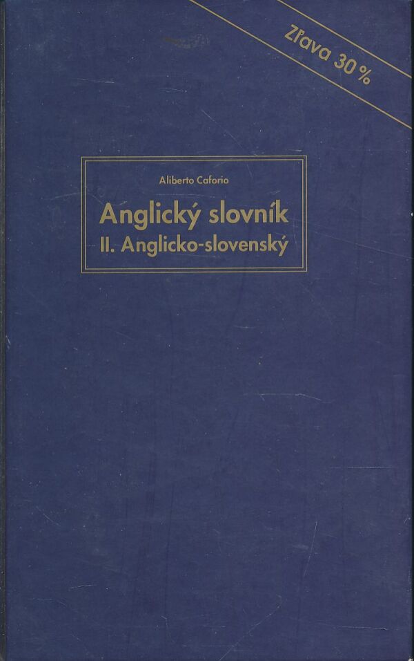 Aliberto Caforio: Anglický slovník